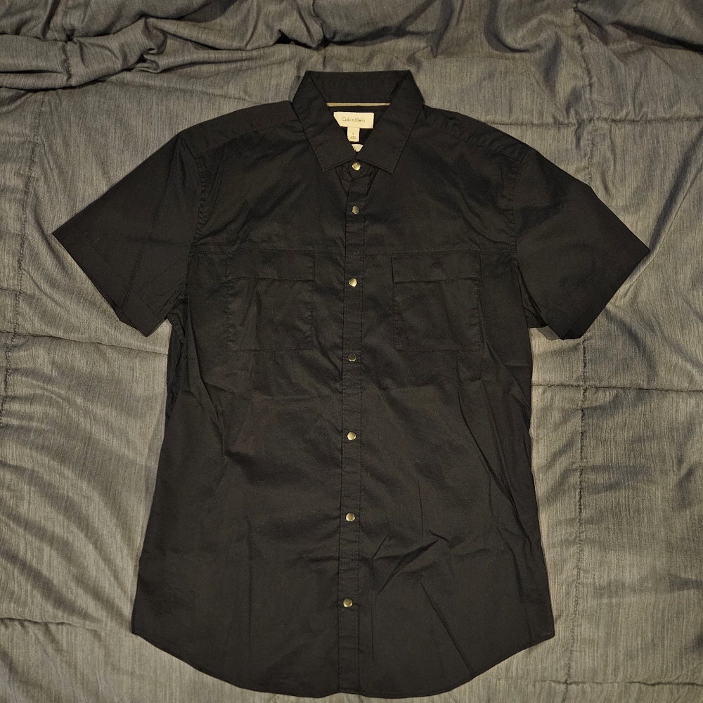 Calvin Klein Very Dark Blue Button Shirt